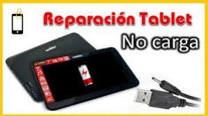 Reparar conector de carga tablet barato Málaga